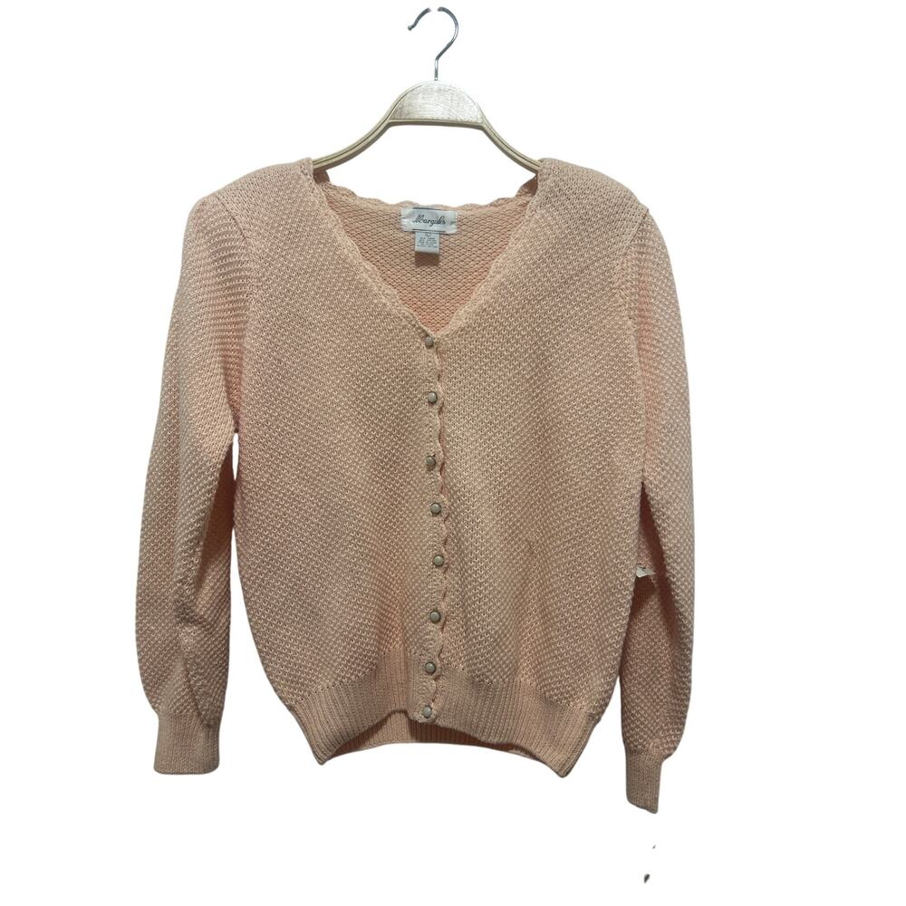 Vintage 80s 90s Margules Cotton Blend Grandmacore Sweater NWT *Tiny Flaws